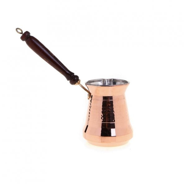 Saint Belisama Sultan Bakır Cezve 550ml Ahşap Kulp - 4