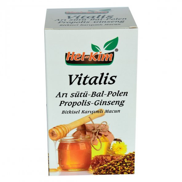 Hel-Kim Vitalis Arı Sütü Bal Polen Propolis Ginsengli Bitkisel Macunnu 780 Gr - 3