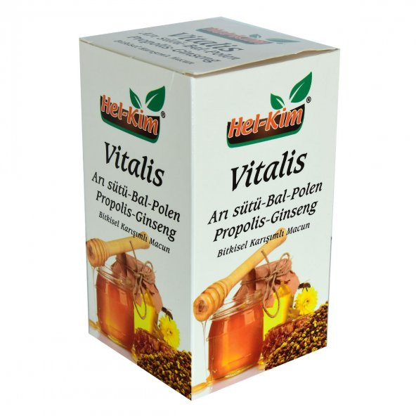 Hel-Kim Vitalis Arı Sütü Bal Polen Propolis Ginsengli Bitkisel Macunnu 780 Gr - 5