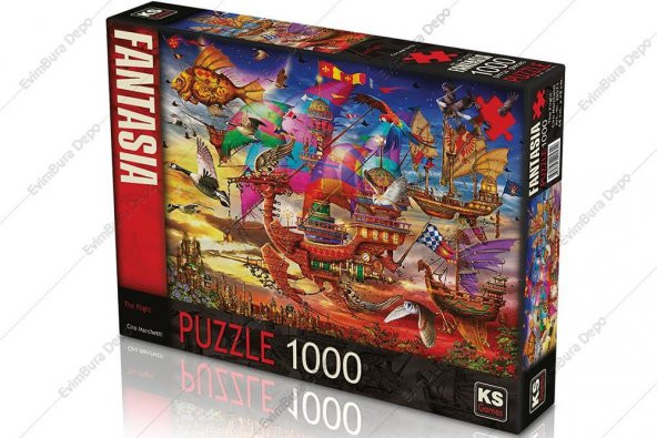 KS Games Puzzle Fantasia The Flight 1000 Parça 68x48 cm 20571