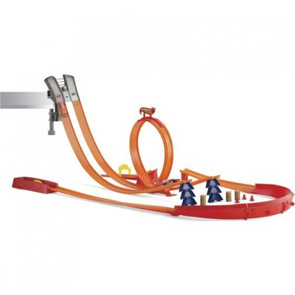 Hot Wheels Yüksek Atlayış Yarış Seti - 3