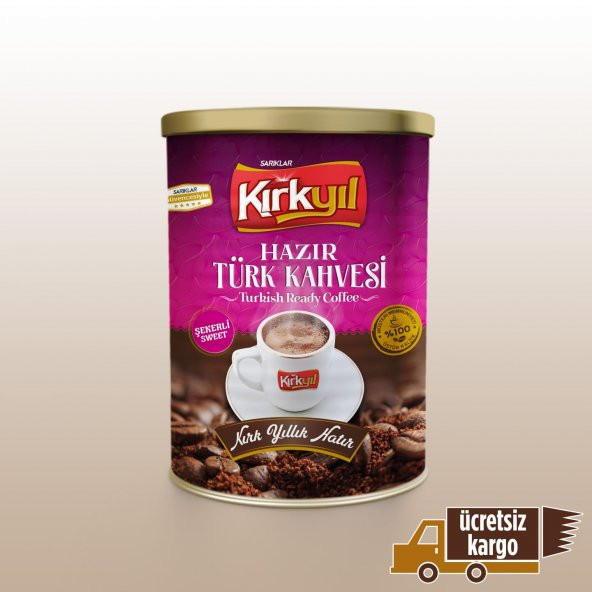 Kırkyıl Hazır Türk Kahvesi (Şekerli)  250 gr