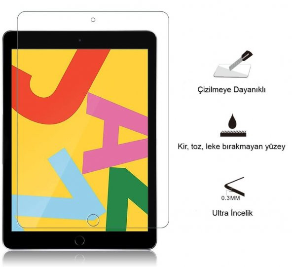 Apple iPad Mini 3 Kırılmaz Temperli Ekran Koruyucu Cam - 2