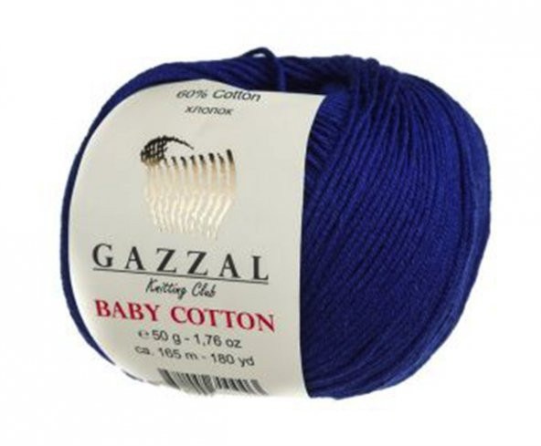 Gazzal Baby Cotton 3438 Pamuklu Amigurumi İpi