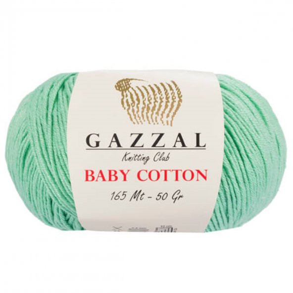 Gazzal Baby Cotton 3425 Pamuklu Amigurumi İpi
