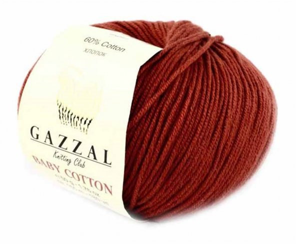 Gazzal Baby Cotton 3453 Pamuklu Amigurumi İpi