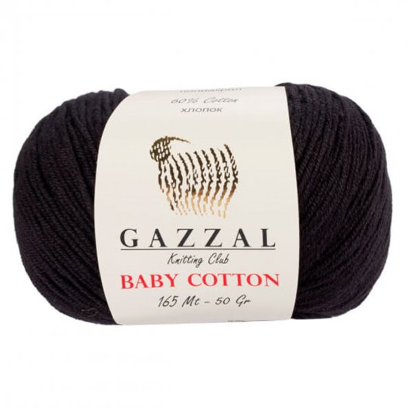 Gazzal Baby Cotton 3433 Pamuklu Amigurumi İpi