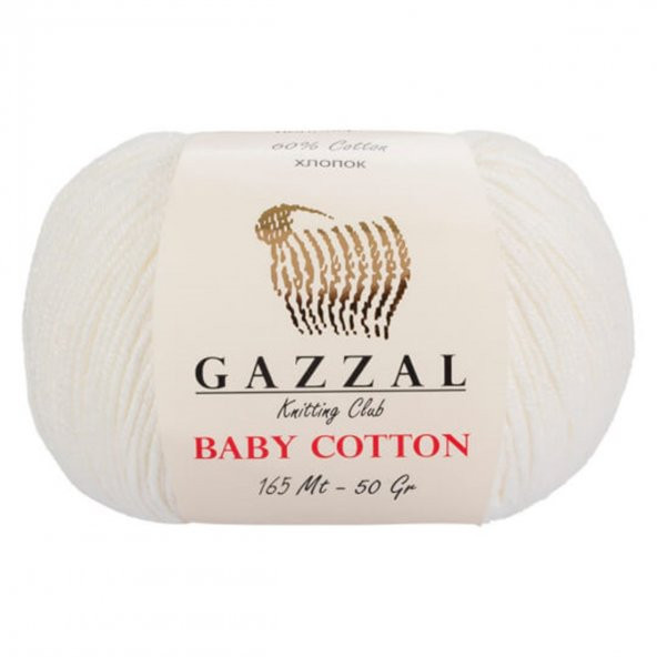 Gazzal Baby Cotton 3410 Pamuklu Amigurumi İpi