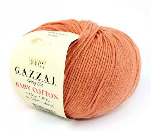 Gazzal Baby Cotton 3465 Pamuklu Amigurumi İpi