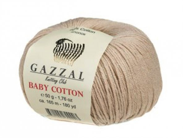 Gazzal Baby Cotton 3446 Pamuklu Amigurumi İpi