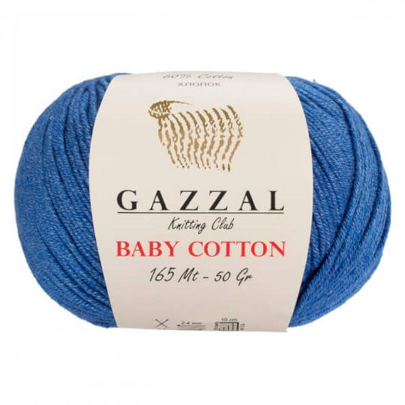 Gazzal Baby Cotton 3431 Pamuklu Amigurumi İpi