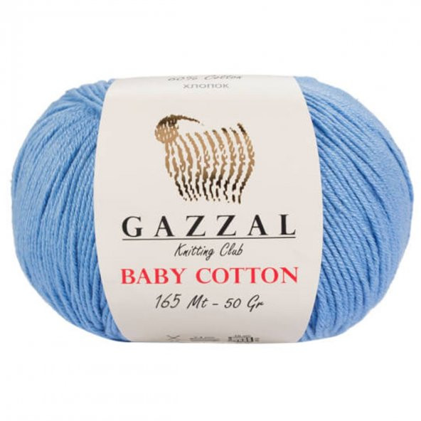 Gazzal Baby Cotton 3423 Pamuklu Amigurumi İpi