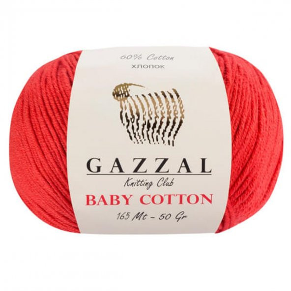 Gazzal Baby Cotton 3418 Pamuklu Amigurumi İpi