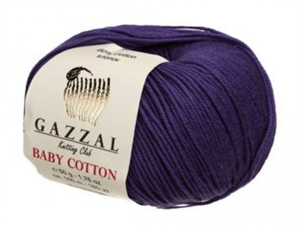 Gazzal Baby Cotton 3440 Pamuklu Amigurumi İpi