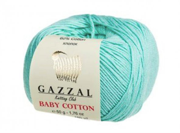 Gazzal Baby Cotton 3452 Pamuklu Amigurumi İpi