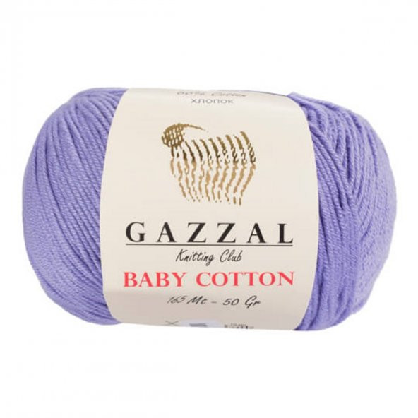 Gazzal Baby Cotton 3420 Pamuklu Amigurumi İpi