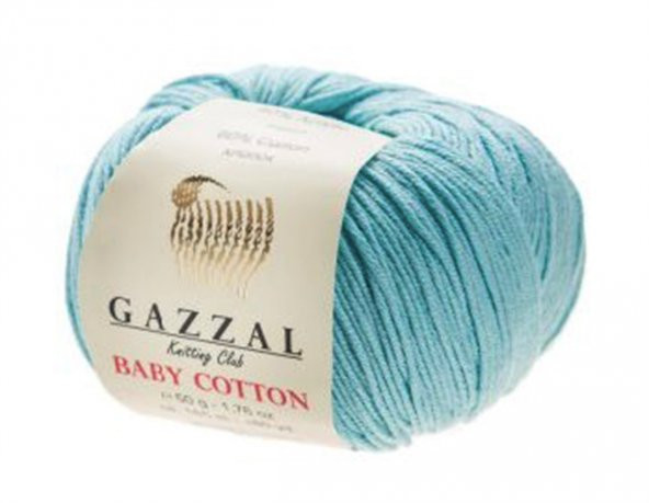 Gazzal Baby Cotton 3451 Pamuklu Amigurumi İpi