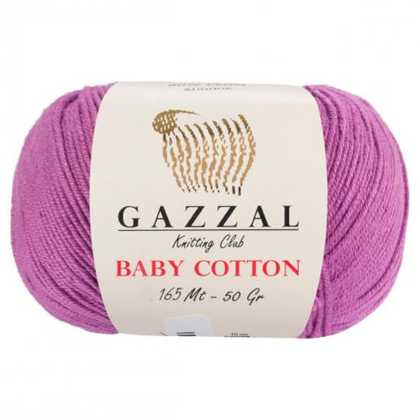 Gazzal Baby Cotton 3414 Pamuklu Amigurumi İpi