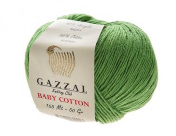 Gazzal Baby Cotton 3448 Pamuklu Amigurumi İpi