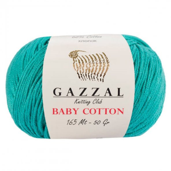 Gazzal Baby Cotton 3426 Pamuklu Amigurumi İpi
