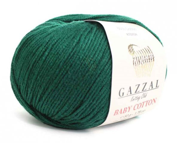 Gazzal Baby Cotton 3467 Pamuklu Amigurumi İpi