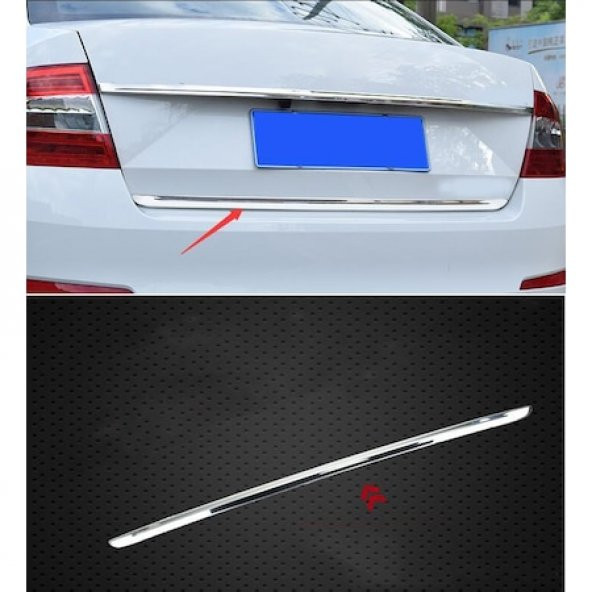 Skoda Octavia A7 Formlu Krom Bagaj Alt Çıtası 2013 Üzeri