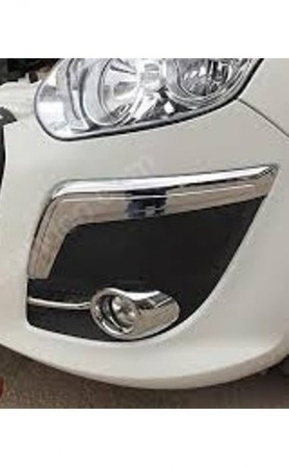 Fiat Doblo Krom Sis Farı Çerçevesi 2 Parça ABS 2010-2015