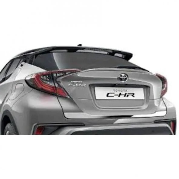 Toyota C-HR 2016-2018 Bagaj alt çıtası Krom Paslanmaz Çelik