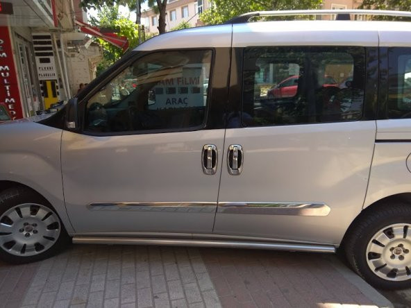Fiat Doblo Krom Kapı Kolu 3 Kapı 6 Parça Set 2015 Üzeri Paslanmaz