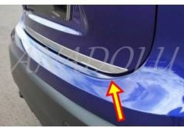Renault Clio Symbol Formlu Krom Bagaj Alt Çıtası 1999-2008