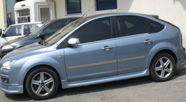 Ford Focus HB Krom Cam Çıtası 4 Parça 2008-2011 Paslanmaz Çelik