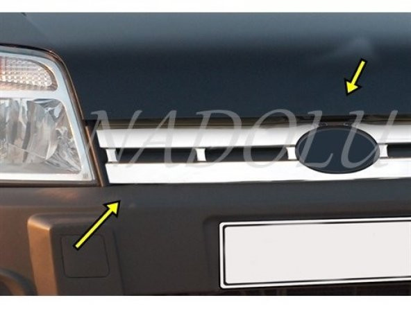 Ford Connect Krom Ön Panjur 2006-2009 Paslanmaz Çelik - 2