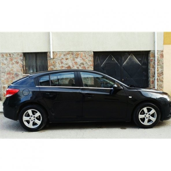 Chevrolet Cruze HB Krom Cam Çıtası 6 Parça 2011 Üzeri Pasl.Çelik