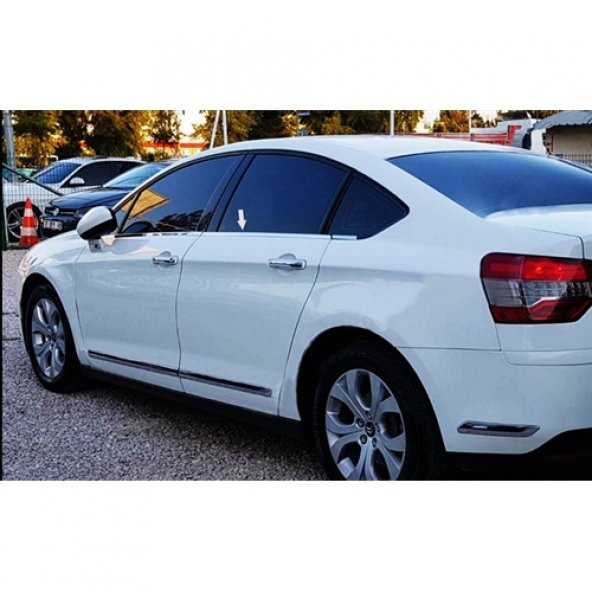 Citroen C5 Krom Cam Çıtası 6 Parça 2008 Üzeri Paslanmaz Çelik