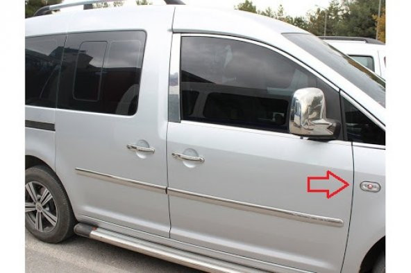 Volkswagen Caddy 2004 - 2014 Krom Sinyal Çerçevesi