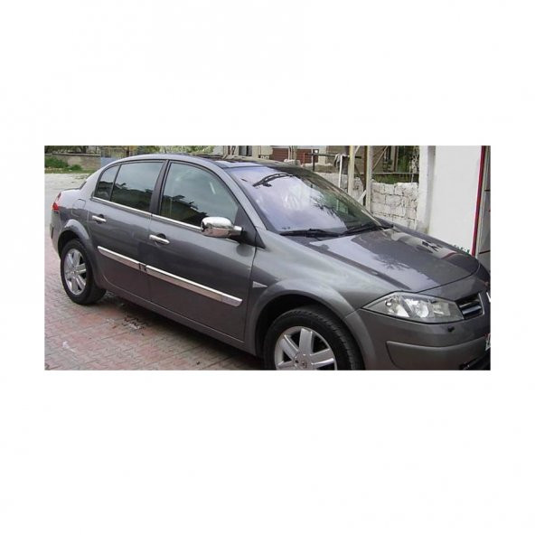 Renault Megane 2 ABS Krom Ayna Kapağı 2 Parça 2004-2010