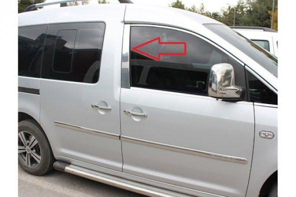 Volkswagen Caddy Krom Kapı Direği 2 Parça 2004-2010