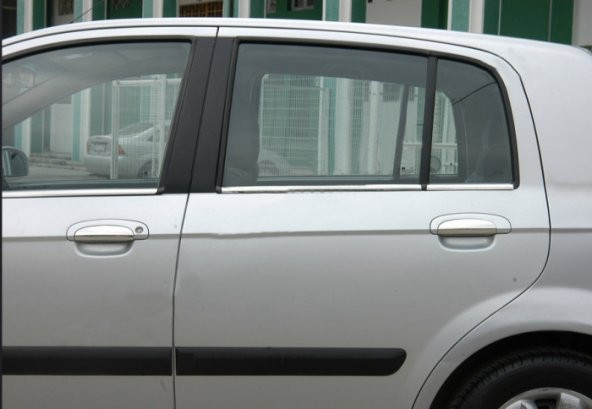 Hyundai Getz Krom Cam Çıtası 6 Parça 2002 Üzeri