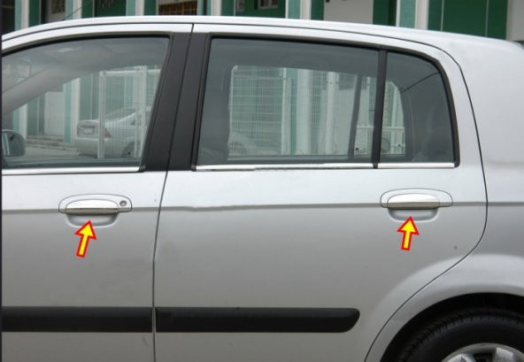 Hyundai Getz Krom Kapı Kolu 4 Kapı 2002 Üzeri - 2
