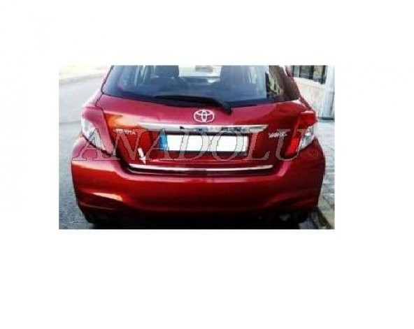 Toyota Yaris Krom Bagaj Alt Çıtası Paslanmaz Çelik 2006-2010