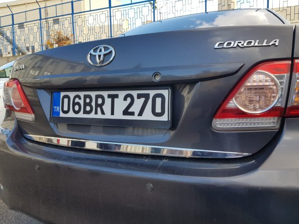Toyota Corolla Formlu Krom Bagaj Alt Çıtası 2007-2013