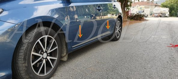 Toyota Auris Krom Yan Kapı Çıtası 4 Parça 2013 Üzeri - 2