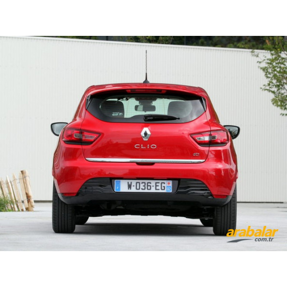 Renault Clio 4 HB Formlu Krom Bagaj Alt Çıtası 2013 Üzeri