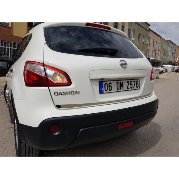Nissan Qashqai Formlu Krom Bagaj Alt Çıtası Paslanmaz 2007-2014 - 1