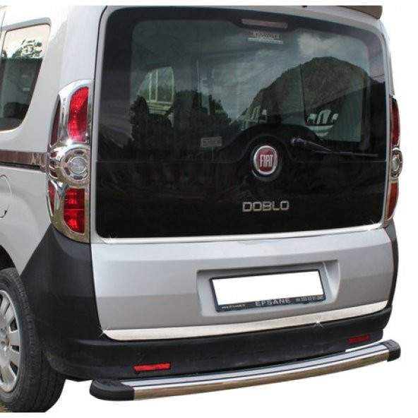 Fiat Doblo Formlu Krom Bagaj Alt Çıtası Paslanmaz Çelk 2010-2015