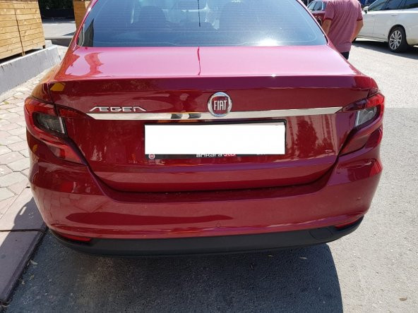 Fiat Egea Sedan Krom Bagaj Çıtası 1 Parça Paslanmaz Çelik
