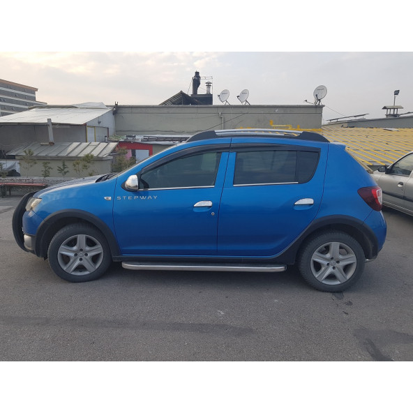 Dacia Sandero Stepway Krom Cam Çıtası 4 Parça 2013 Üzeri