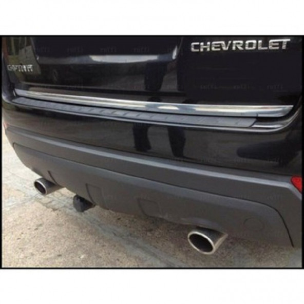 Chevrolet Captiva Formlu Krom Bagaj Alt Çıtası Paslanmaz Çelik