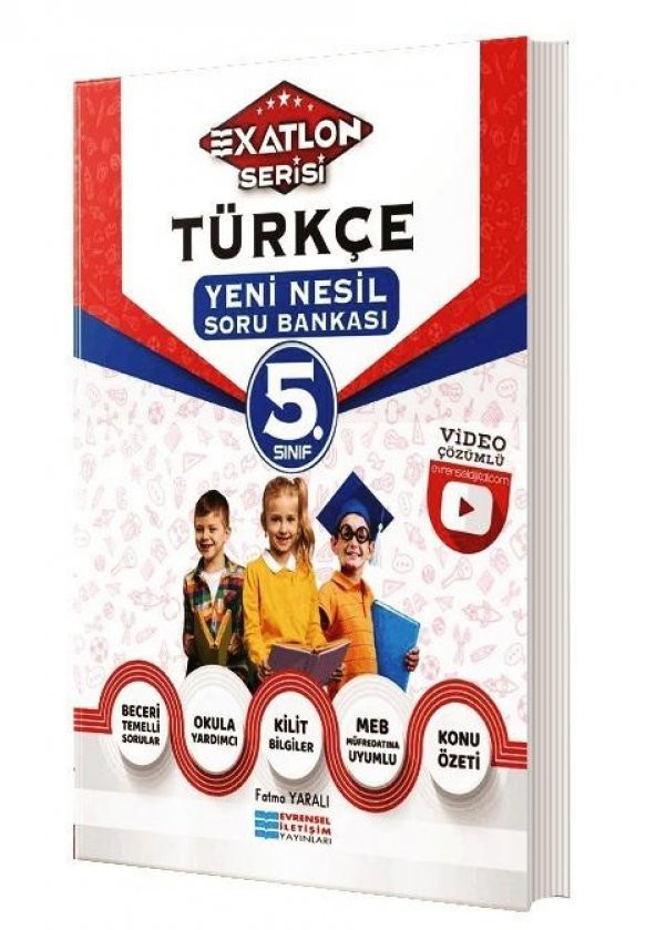 5.Sınıf Türkçe Video Çözümlü Soru Bankası Evrensel İletişim Yay.