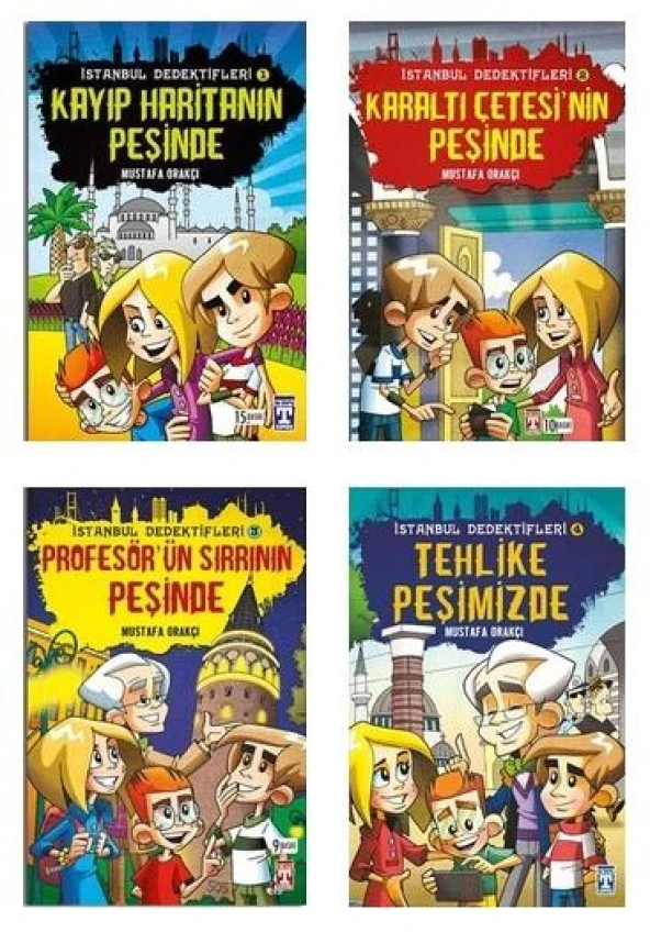 İstanbul Dedektifleri 4 Kitap Seti MUSTAFA ORAKÇI